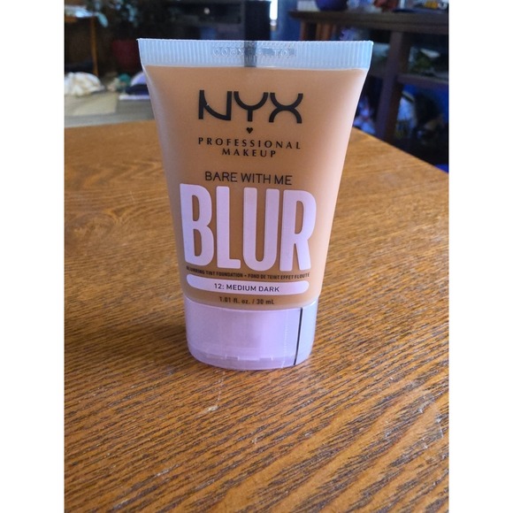NYX Other - NYX PROFESSIONAL BARE With Me BLUR Skin Tint Foundation 12 Medium Dark‎